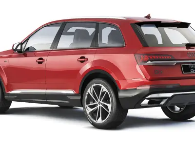 Audi Q7 S-Line 2020 3D model