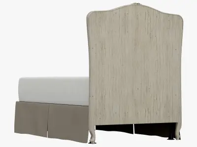 Restoration Hardware Colette Tufted Headboard 3D model