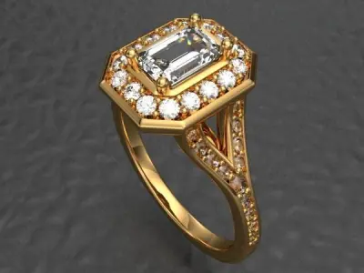 ANILLO PARA MUJER Free 3D print model
