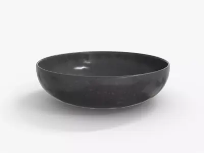 Stylish Bowl Low-poly 3D model