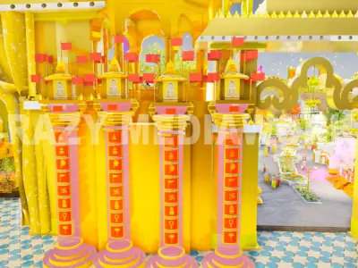 Stups gold themed party room 3D model