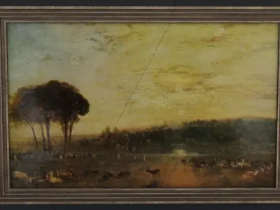 Old Picture Frames Low-poly 3D model