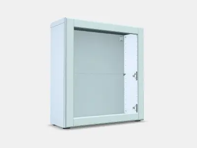 BESTA Shelf unit with door 59 Low-poly 3D model