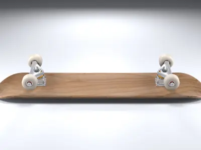 Skateboard on wheels 3D model