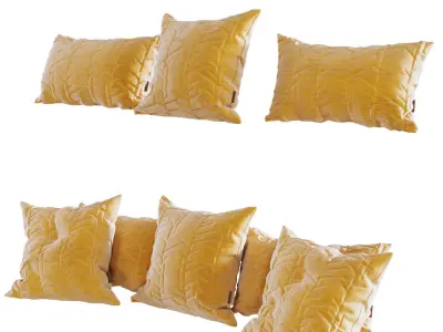 Pillows collection velvet - 3D model