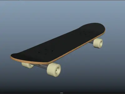 Skateboard 3D model 5