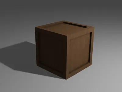 Stylized Lowpoly Boxes Free low-poly 3D model