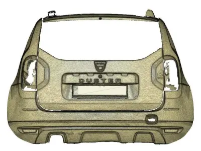 3D Scanned Back Dacia Duster 2015 Scale 1 to 1 3D model