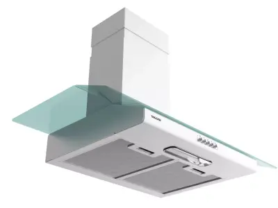 Suggar Vidrio 90cm White 3D model