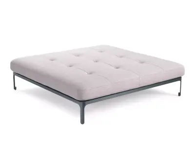 Moroso modernista bench square 160 3D model