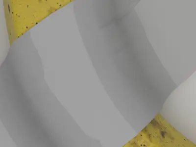 Million dollar banana 3D model