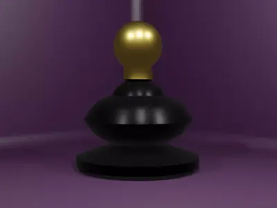 Classic Crystal Perfume Bottle Free 3D model