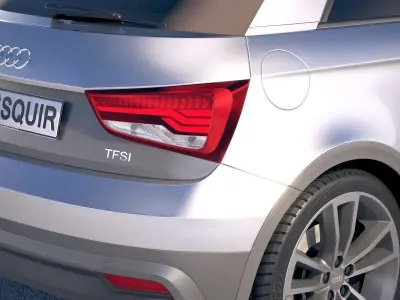 Audi A1 Active 2017 3D model