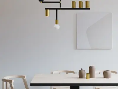 Chandelier Constructio SKU 12864 Free 3D model