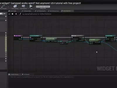 Lost Focus and GamePad control in widget Free low-poly 3D model