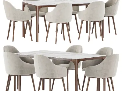 Dining set 21 3D model