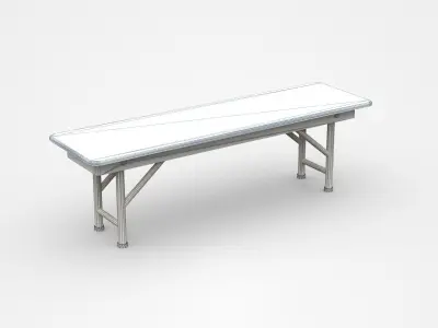 Industrial Working Table  3D model