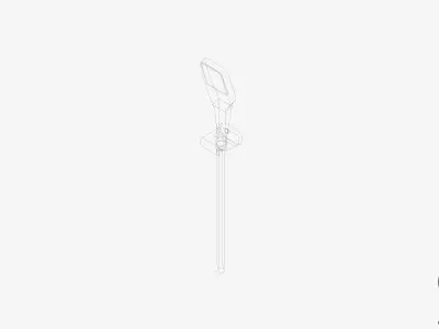 Shower - Hand - Luxury - Garment Low-poly 3D model