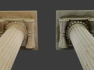 Greek Column 3D model