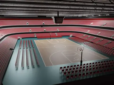 Basketball Stadium 3D model purchase