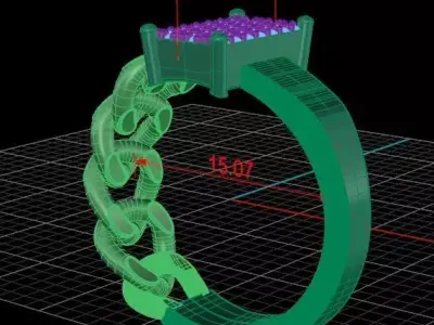 JEWELRY RING o27 3D print model