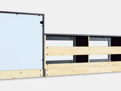 HAVSTA TV storage combination 3 Low-poly 3D model