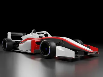 f3 model racing car 3D model