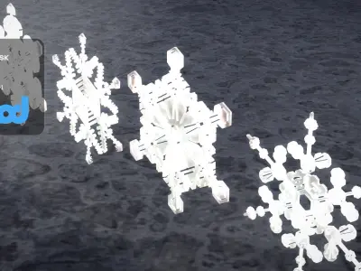 Snow Flake 3D model