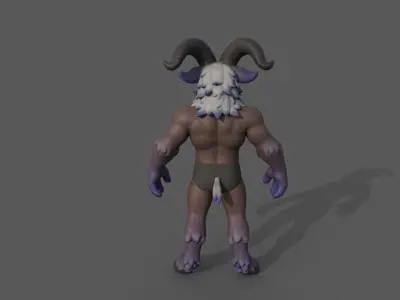 Goat Base body 3D model