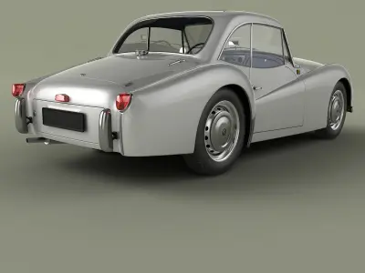Triumph TR2 Francorchamps Coupe 3D model