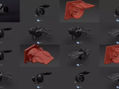 Abs plugs 3D Model Pack