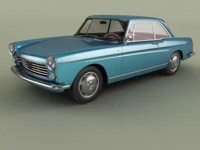 Peugeot 404 Coupe 3D model