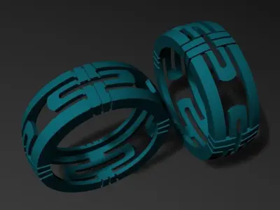 Bvlgari Ring  3D print model