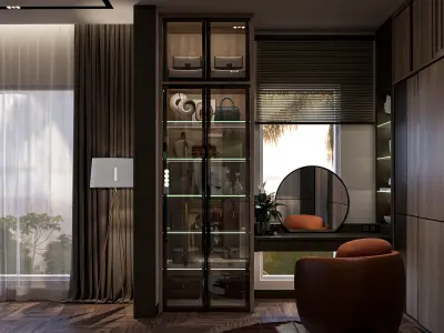 Master Bedroom Contemporer Blender-Fbx-Obj 3D model