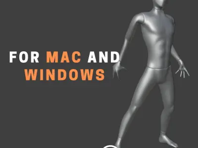 OVER 100 ANIMATIONS FOR YOUR CHARACTER 3D model