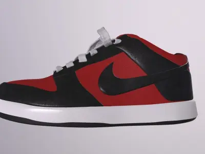 NIKE SB DUNK SHOES PBR Low-poly 3D model