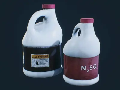 Scavengers Loot Pack - Craft Parts Low-poly 3D model