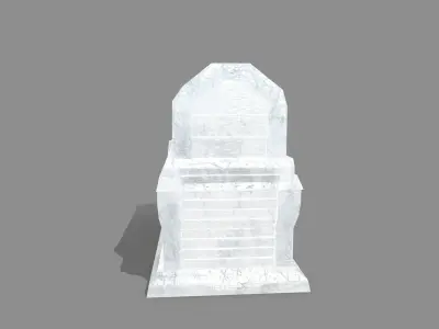 Chest box Low-poly 3D model