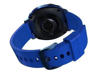 Samsung Gear Sport Smartwatch Blue 3D model