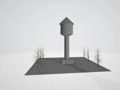 water tank 3D model