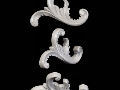 Classic carved 112 3D model