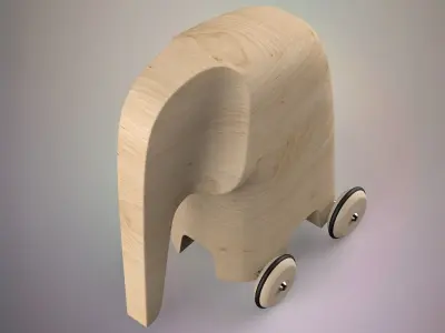 Toy Elephant 3D model