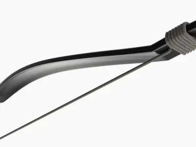 Bow with arrow plastic  3D model