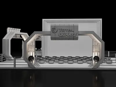 Football Scene Cafe a277 3D model