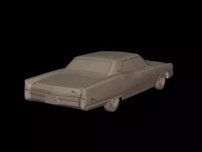 buick electra 225 1968  four doors 3D print model