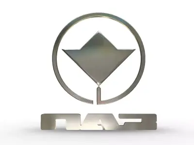 paz logo 3D model