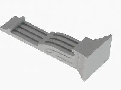 Scroll Corbel 55 - 3D Printable 3D model