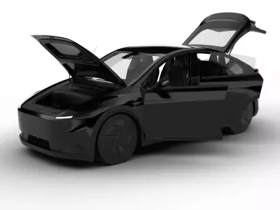 Tesla Model Y Standard 2026 HQ 3d model 3D model