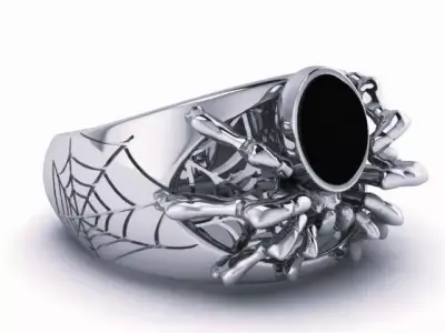 Spider Ring 3D print model