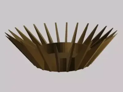 Sun Star Candy Dish Candy Holder Candy Dish - candy dish Free 3D print model